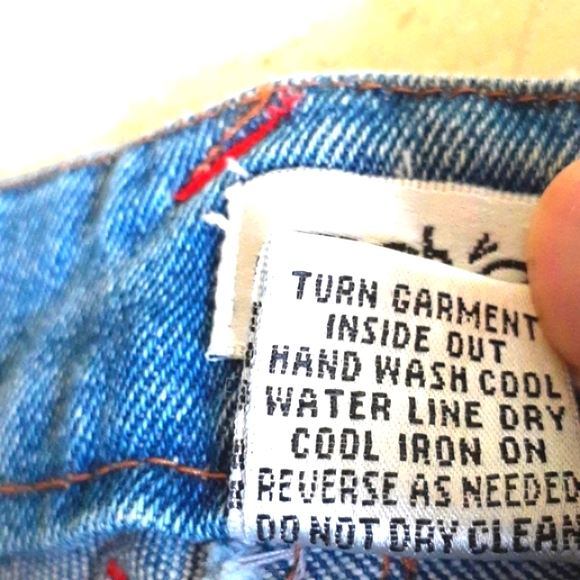 Vintage (store-Cache) Jeans with floral beaded design,...size 0..."NEW" VINTAGE - Picture 8 of 14